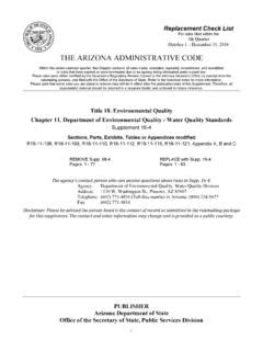 arizona administrative code