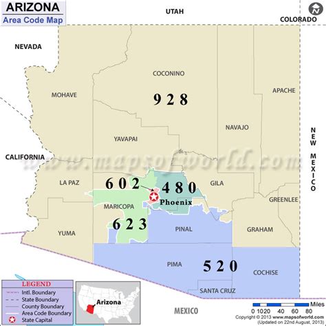 arizona code area