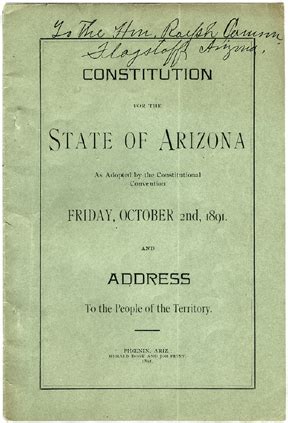 Arizona State Constitution