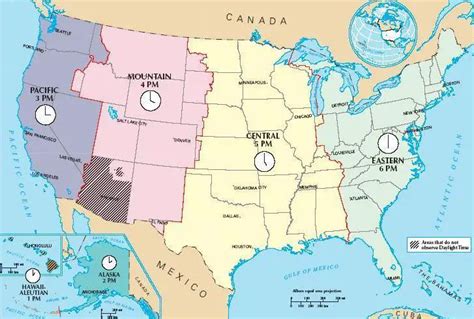 arizona time zone map