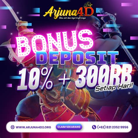 ARJUNA4D RESULT AGEN 4D TERPECAYA RESMI BISA TOP UP VIA