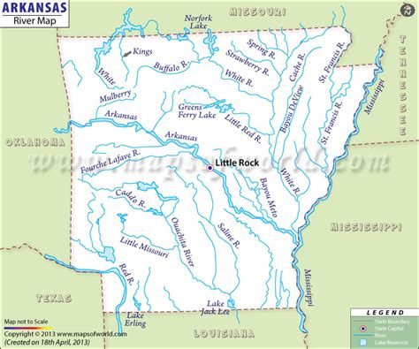 arkansas river map