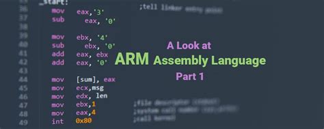 Arm Assembly Language