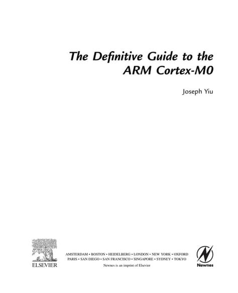 arm cortex m4 book