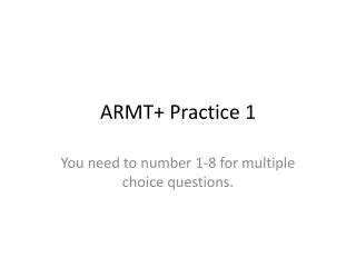 armt practice questions