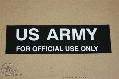 Army For Official Use Only Cover Sheet