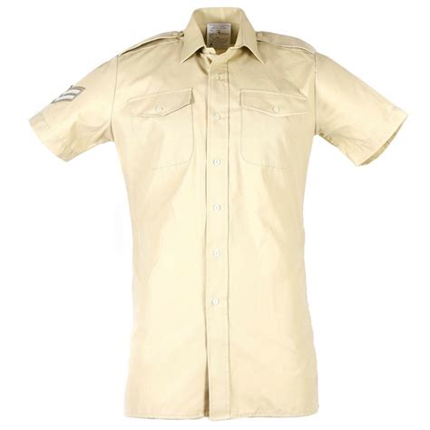 Army Khaki Shirt Short Sleeve Wrna Khaki - Wrna Khaki