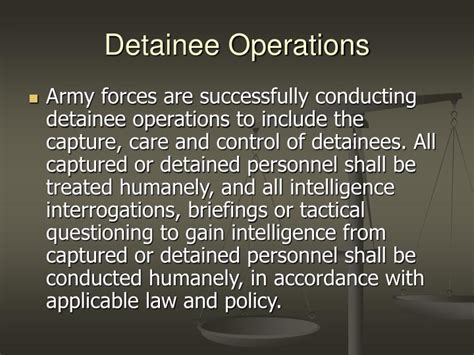 Read Online Army Detainee Operations Training Powerpoint 