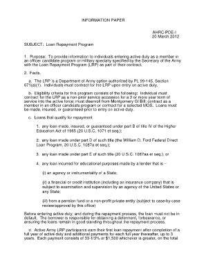 Download Army Information Paper Format Example 