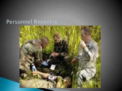 Download Army Personnel Recovery Powerpoint Presentation 149200 Pdf 