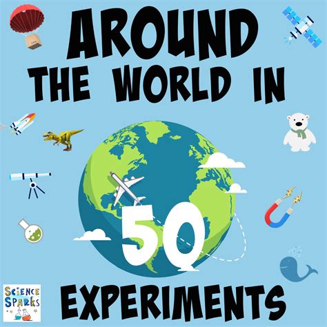 Around The World In 50 Experiments Science Sparks Kindergarten Around The World - Kindergarten Around The World