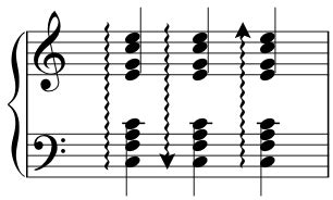 arpeggiated chord symbol sibelius