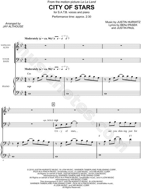 Arranged Jay Althouse Satb