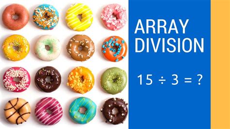 Array Division Math You See Youtube Division Using Arrays - Division Using Arrays