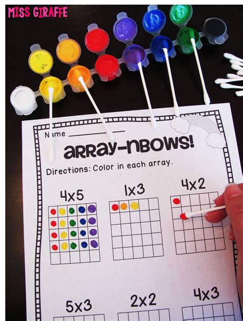 Arrays Activities Teaching Array Lesson Plans Ndash The 2nd Grade Array - 2nd Grade Array