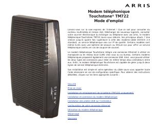 Download Arris Tm722 User Guide 