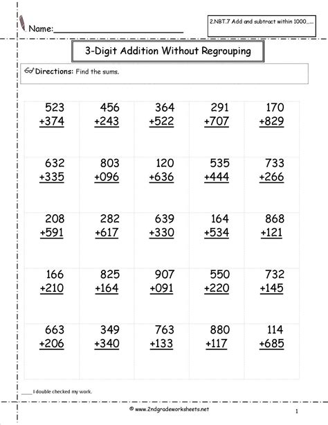 Arrow Addition Worksheets Second Grade Printable 2nd Grade Addition Worksheet - 2nd Grade Addition Worksheet