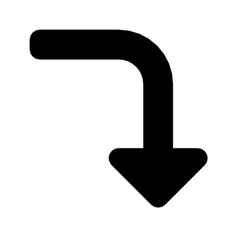 Arrow Right And Down