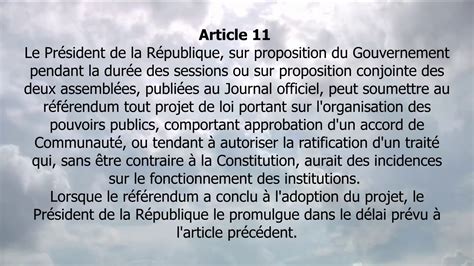 Art 11 Constitution