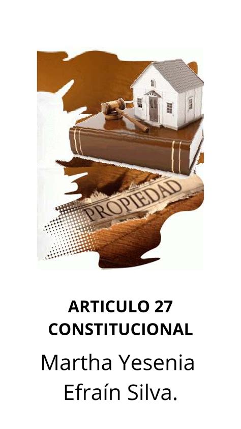 Art 27 Constitucional