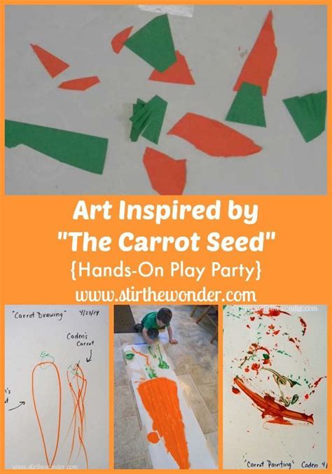 Art And Science Preschool Activity Carrots Are Orange Science Art Activity - Science Art Activity