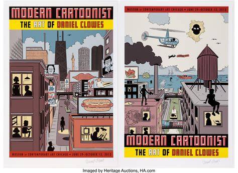 art of daniel clowes modern cartoonist hc