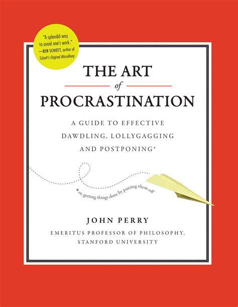 art of procrastination john perry