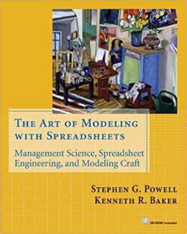 Read Art Of Modeling With Spreadsheets Solutions 