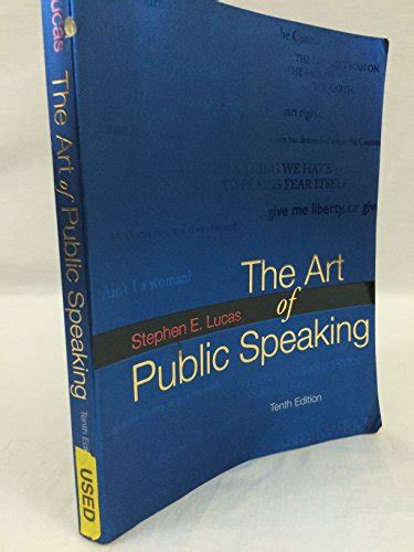 Full Download Art Of Public Speaking Lucas 10Th Edition 