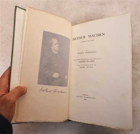 arthur biography machen pages