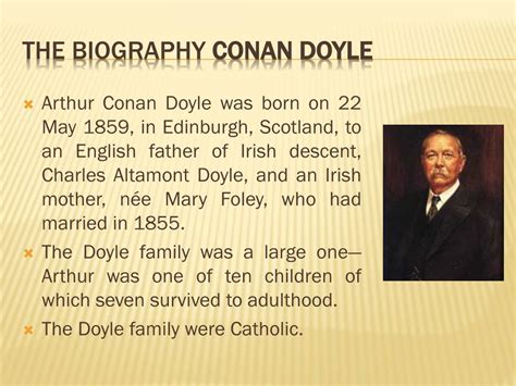 arthur conan doyle small biography of mahatma