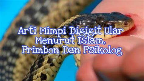 arti mimpi ular menurut islam