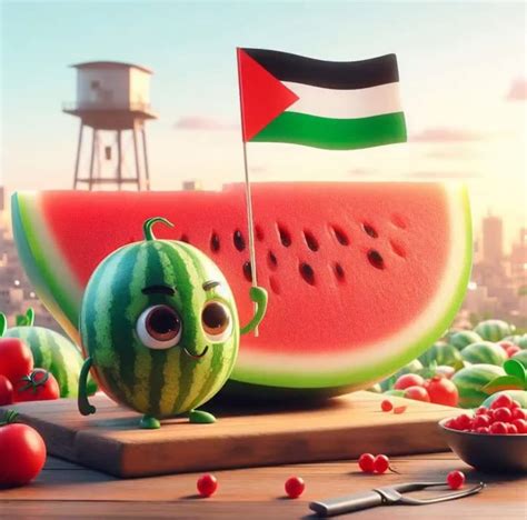 arti semangka palestina