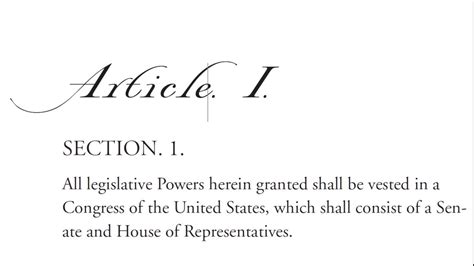 Article 1 Section 1 10
