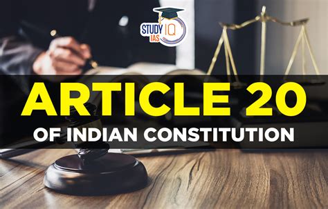 Article 20 Constitution