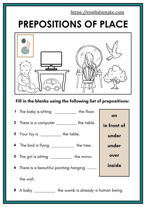 Articles And Prepositions Exercises