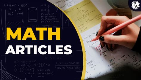 Articles Plus Maths Org Math Articles - Math Articles