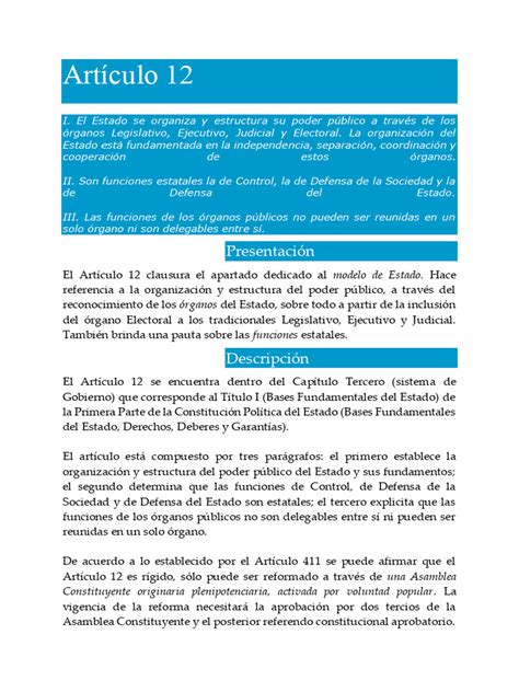 Articulo 12 De La Constitucion Mexicana