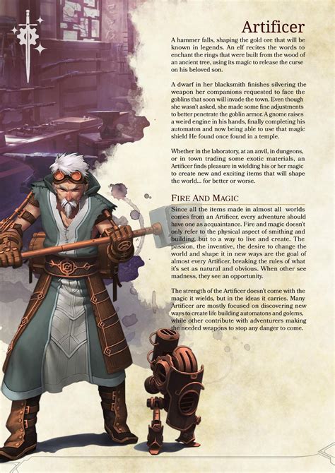 Artificer 5e Dnd