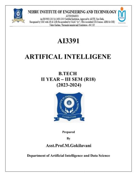 Artificial Intelligence Unit Ii