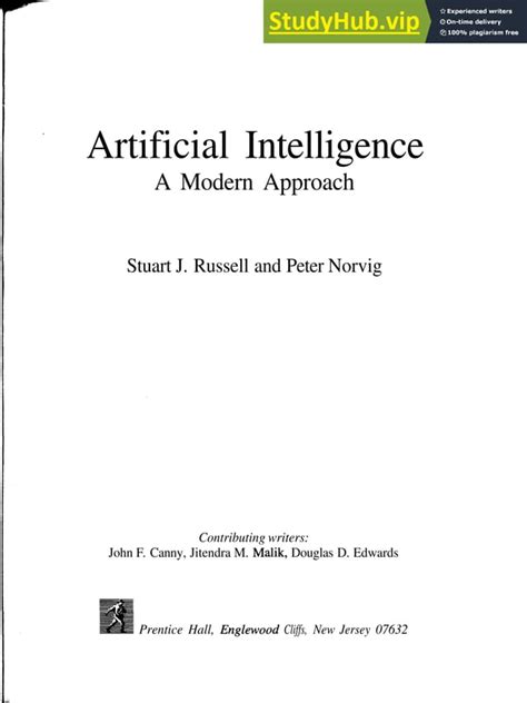 Read Artificial Intelligence Modern Approach Filetype Pdf 