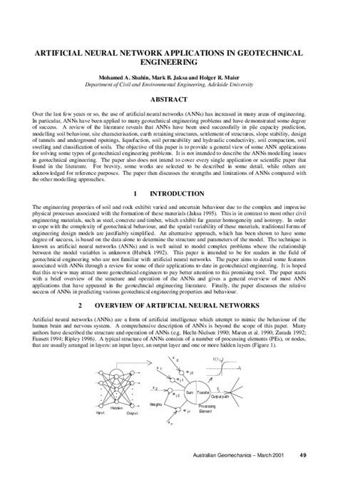 Full Download Artificial Neural Network Applications In Geotechnical Engineering 