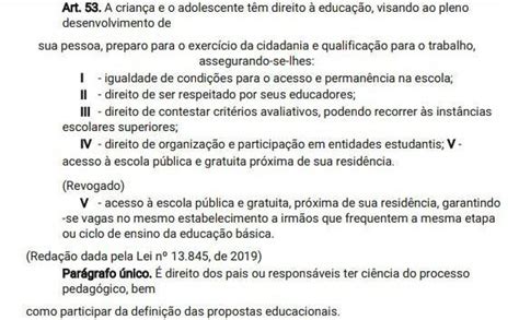 Artigo 53 Do Eca