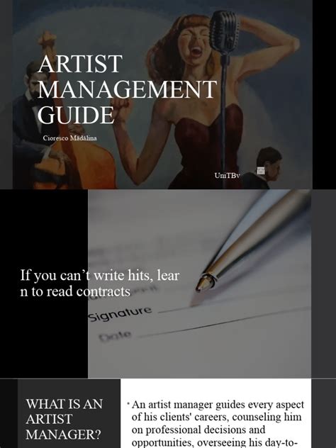 Artist Management Guide