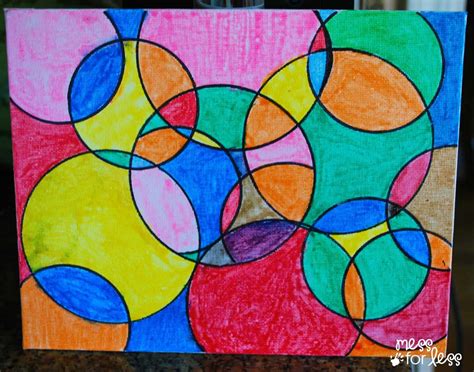Artistic Circles Paint By Numbers Painting By Numbers Color By Number Circles - Color By Number Circles
