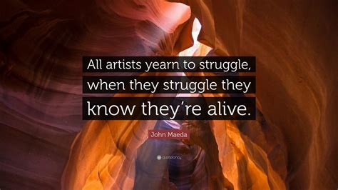 Artists Struggle Quote