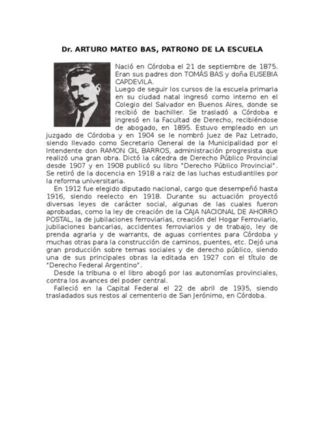 Arturo M Bas