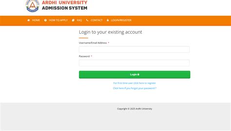 Aru Email Login