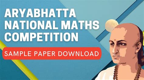 Download Aryabhatta Sample Papers For Class 5 