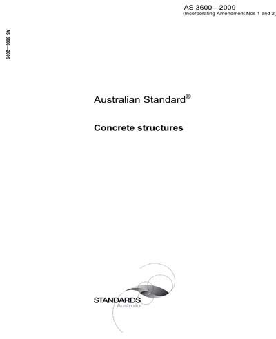 as 3600 2009 concrete structures